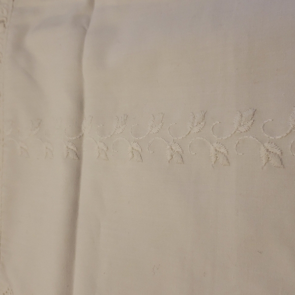 𝅺jonelle Pillow Case Cover Bedding White lace intricate decoration scallop - Picture 5 of 10